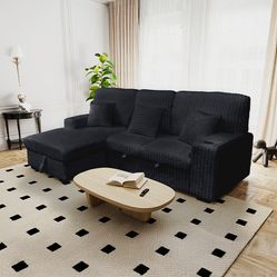 Sillón Alec 3 Cuerpos Negro