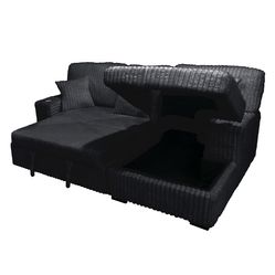 Sillón Alec 3 Cuerpos Negro