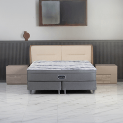 Set de Dormitorio Italiano Respaldo y Mesas de Luz Serena