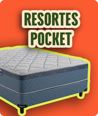 Colchones de Resortes Pocket disponible en varias medidas