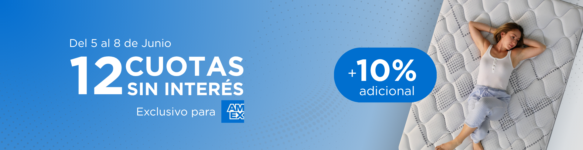 10% OFF Extra con AMEX