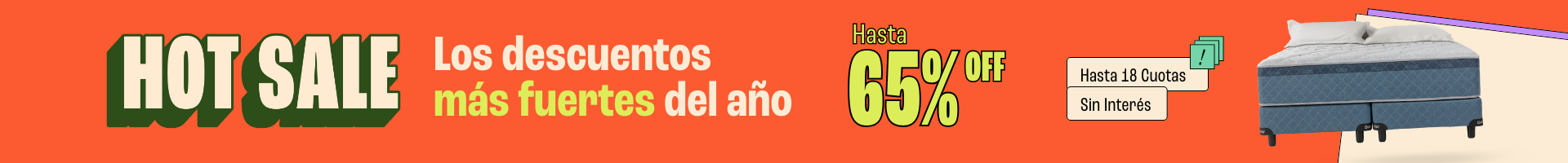 Hasta 65% Off en Hot Sale